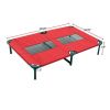 Elevated Pet Bed, Red, X-Large, 48"L